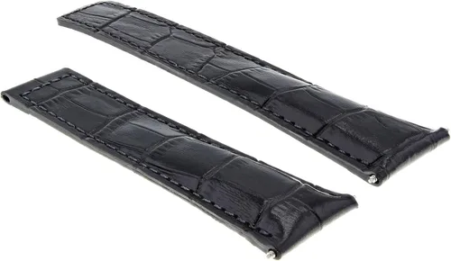 Vista 4 de Ewatchparts 19-20-21-22MM LEATHER WATCH BAND STRAP COMPATIBLE WITH TAG HEUER CARRERA DEPLOYMENT CLASP