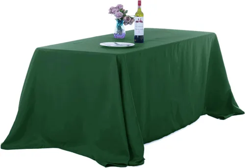 Vista 63 de Ascoza Paquete de 2 manteles cuadrados negros de tela de poliéster de 52 x 52 pulgadas para bodas, banquetes, restaurantes y fiestas