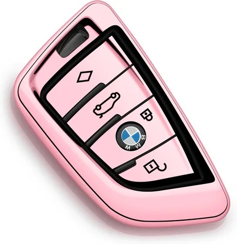 Vista 7 de Compatible con BMW Funda para Llavero de Coche 230i 330i 430i 440i 530e 530i 540i 740i 745e 750i 840i M2 M235i M240i M3 M340i M4 X1 X2 X3 X4 X5 X6