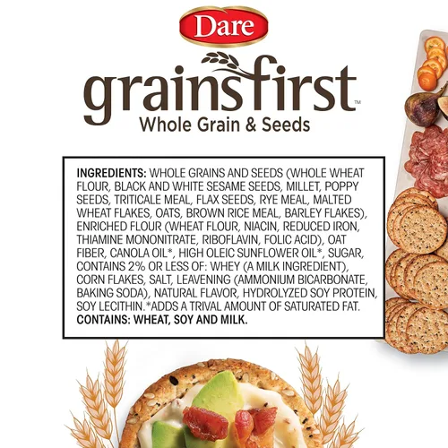 Vista 6 de Dare Grainsfirst Crackers, paquetes de 7.3 onzas (paquete de 12)