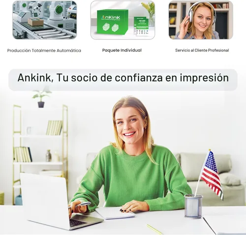 Vista 7 de 65XL Cartucho de tinta negro de repuesto para HP Ink 65 HP65 XL HP65XL para Envy 5055 5000 5052 5010 5070 5014, Deskjet 3755 3700 2600 3722 3772