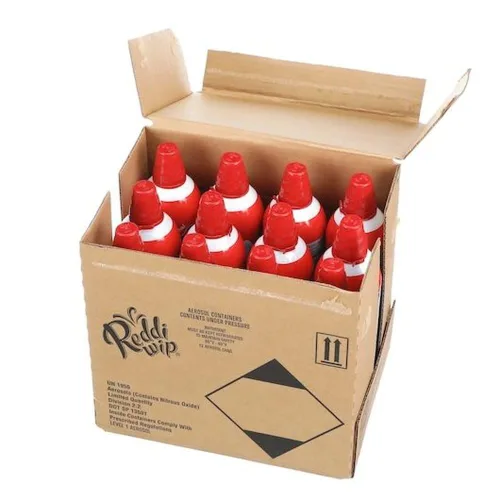 Vista 6 de Reddi Wip Real Cream Whipped Topping, 15 onzas- 12 por caja.