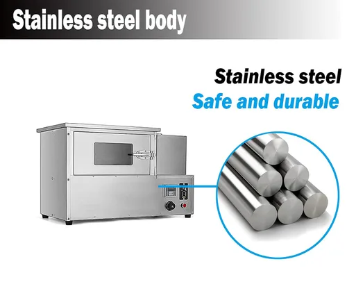 Vista 5 de TZ Máquina de cono de pizza - Máquina de 4 conos con horno, 110V/60Hz