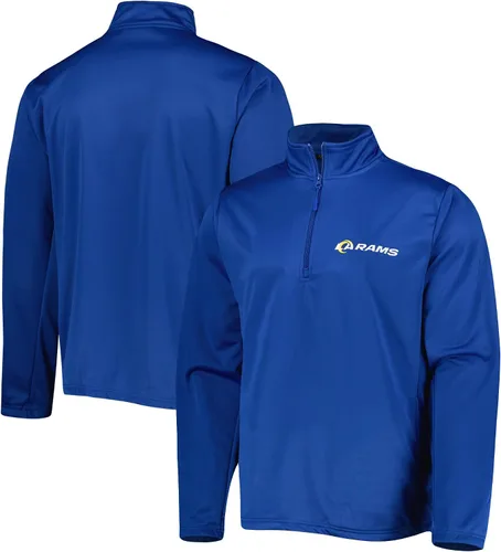 Vista 21 de Dunbrooke Camiseta Royal Buffalo Bills All-Star Tech con cremallera de un cuarto para hombre Rojo