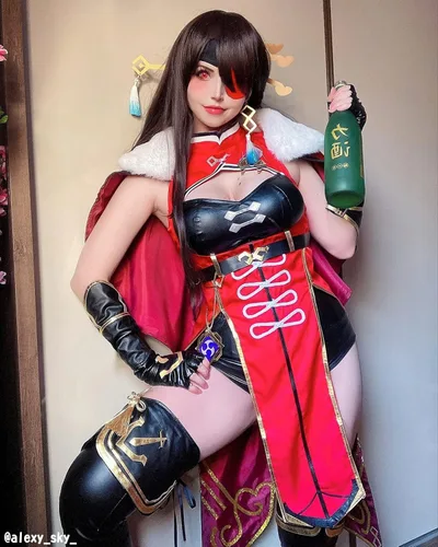 Vista 2 de LTAKK Genshin Impact - Disfraz de anime para mujer