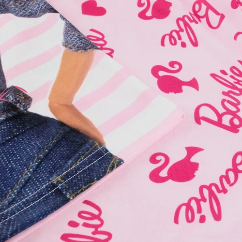 Vista 7 de Barbie Pijamas para niñas Conjunto de pijamas y coleteros para niñas Conjunto de pijama para niñas Ropa de dormir para niñas Producto