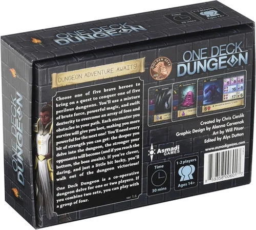 Vista 3 de Asmadi Games One Deck Dungeon, Para 168 meses a 9600 meses
