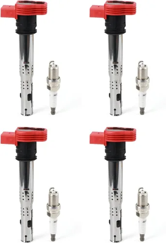 Vista 21 de Paquete de 6 bobinas de encendido UF242 y bujía de iridio IZFR5K11 compatible con Honda Accord Odyssey 3.0L 3.5L V6, Acura CL TL 3.2L V6 Reemplazar