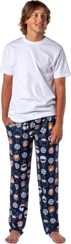 Vista 2 de Bioworld Jujutsu Kaisen Chibi Sorcerers - Pantalones de pijama para hombre