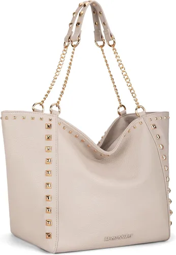 Vista 13 de Montana West - Bolso de mano grande para mujer con asa superior sobredimensionada y bolsos con cadena