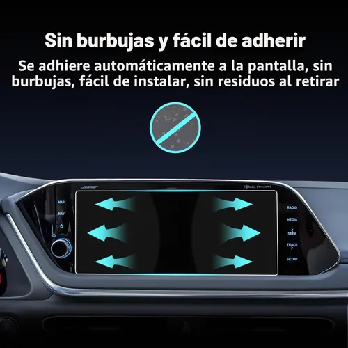 Vista 8 de Protector de pantalla para Hyundai Sonata 2020-2023 de 10.25 pulgadas 2023 Sonata Accesorios Sonata DN8 SE/SEL/Limited/N Line/SEL Plus Película