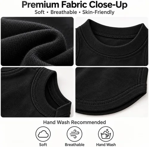Vista 5 de Petitebella Camisa negra para perro cachorro (XS)