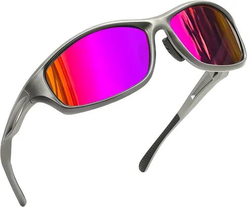 Vista 16 de Joopin Rectangle Sports Sunglasses Polarized UV400 Protection Wrap Around