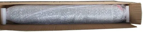 Vista 5 de Cortina de cadena de aluminio plateado de 35 x 83 pulgadas para decoración de interiores y ventanas de puerta