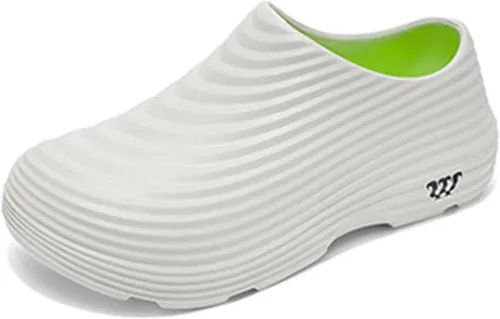 Vista 13 de Armadillo - Zapatos de chef antideslizantes para hombres y mujeres, zuecos cómodos y antideslizantes para enfermería, zapatos de trabajo ligeros