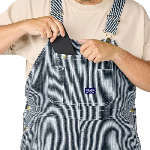 Vista 5 de Liberty Big Smith Men's Hickory Stripe Bib Overall