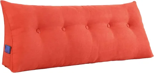 Vista 6 de Almohadas de cuña para sentarse en la cama, almohadas de lectura, almohada triangular con funda de almohada extraíble, cojín de respaldo para sofá