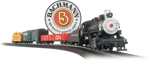 Vista 2 de Bachmann Trains - Juego de tren eléctrico Pacific Flyer listo para usar - escala HO