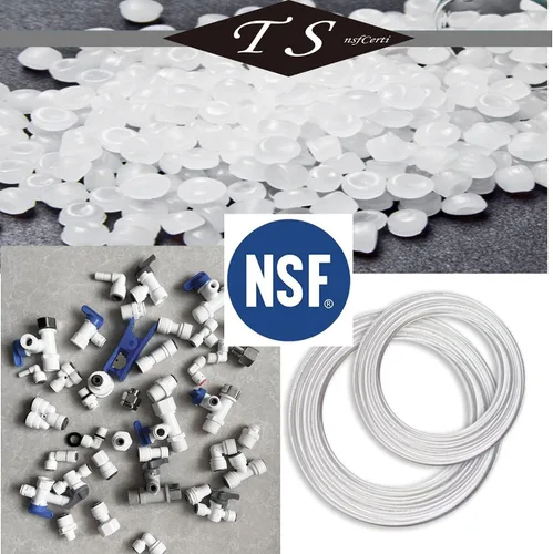 Vista 4 de NSF 1/4" y 3/8" Tubo de línea de agua y accesorios de conexión por empuje para filtro de agua de ósmosis inversa RO, 25 piezas de conectores + 30