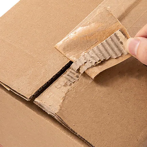 Vista 5 de Cinta de embalaje de papel kraft de 2 pulgadas x 50 yardas, cinta de embalaje marrón resistente, recambios de cinta de sellado de caja de escritura