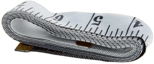 Vista 3 de Bettomshin Cinta métrica suave de 79 pulgadas, doble escala, cinta de fibra de vidrio, regla flexible de costura corporal para costura a medida