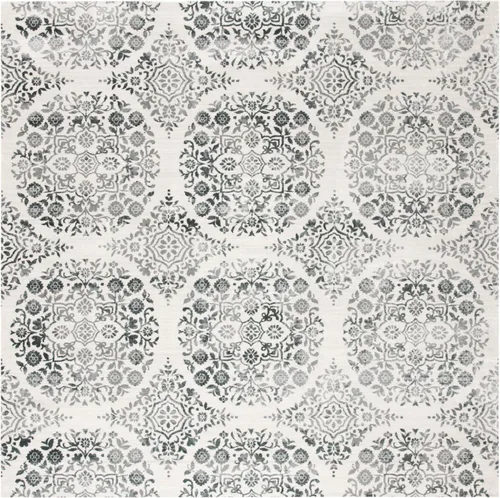 Vista 3 de MARTHA STEWART x Safavieh MSR0958H - Alfombra de 8 x 10 pies, color carbón y marfil, no desprende pelusa, para entrada, sala de estar, comedor