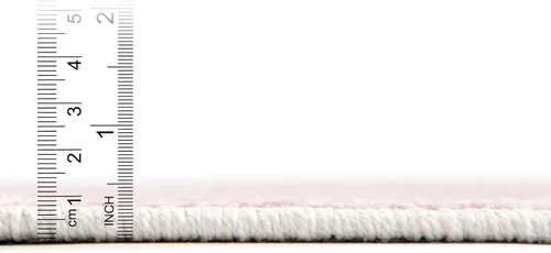Vista 5 de Unique Loom Whimsy Kids Collection - Alfombra de área con diseño de estrellas (2 pies 2 pulgadas x 2 pies 11 pulgadas, rectangular, rosa/marfil)