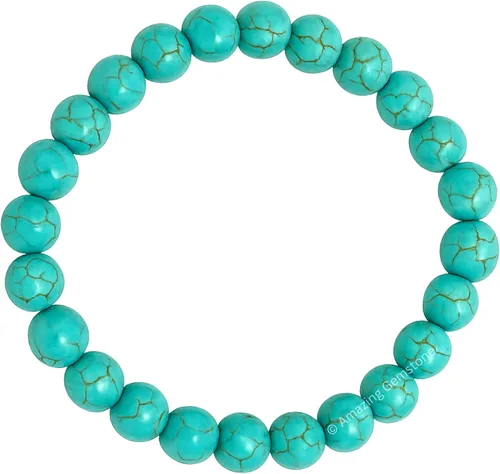 Vista 499 de Amazing Gemstone Crystal Bracelet for Women Men's Gifts - Protection Healing Crystal Bracelet - 8mm Gemstone Beaded Stretchable Bracelet Pulseras