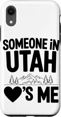 Vista 25 de Someone in Utah Loves Me Long Distance Family Case for iPhone 16