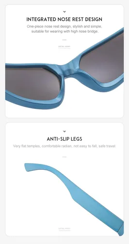 Vista 6 de Heacety Sports Sunglasses Men Women Outdoor Fashion UV400 Cat Eye Punk Pop Sunglasses