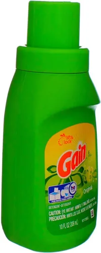 Vista 2 de Gain, Detergente para ropa original, dos botellas de 10 oz