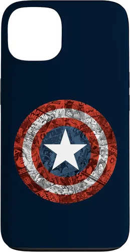 Vista 7 de Marvel Funda de escudo cómico del Capitán América para iPhone 17