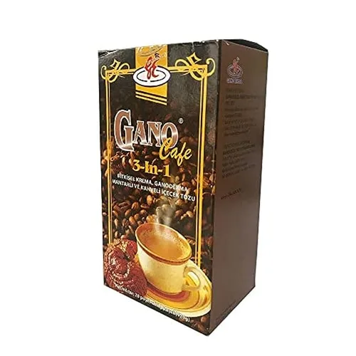 Vista 3 de Café instantáneo Ganocafe 3 en 1 (3 cajas de 60 bolsas)
