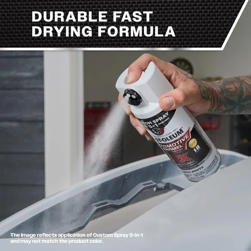Vista 6 de Rust-Oleum 2X pintura en aerosol personalizada de esmalte automotriz 5 en 1, 12 onzas, claro brillante Brillo Transparente
