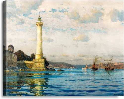 Vista 92 de A&T ARTWORK A Brisk Breeze por Willem van de velde Reproducciones de pintura de velero, impresiones en lienzo giclée para decoración del hogar, 20 x