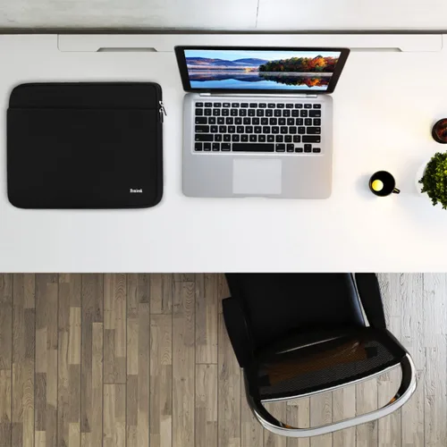 Vista 7 de Funda para laptop de 13.3 pulgadas, cubierta protectora para laptop, bolsa de transporte para tableta compatible con MacBook Air/MacBook Pro