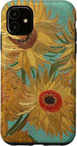 Vista 8 de Vincent van Gogh - Carcasa para iPhone XS, diseño de girasoles