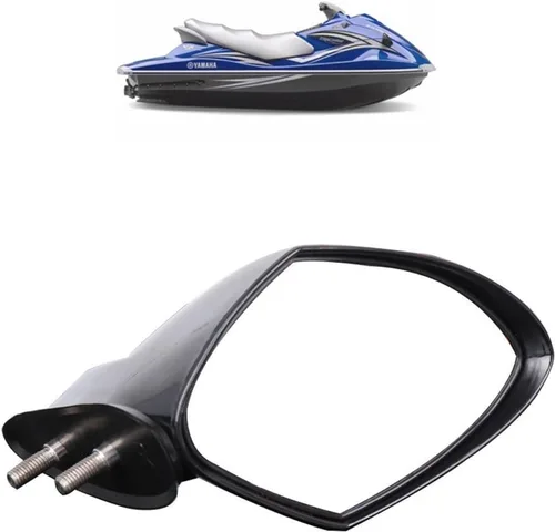 Vista 6 de WaveRunner VX Espejo lateral izquierdo compatible con Yamaha VX110 Deluxe Sport Cruiser (negro, F1S-U596B-10-00)