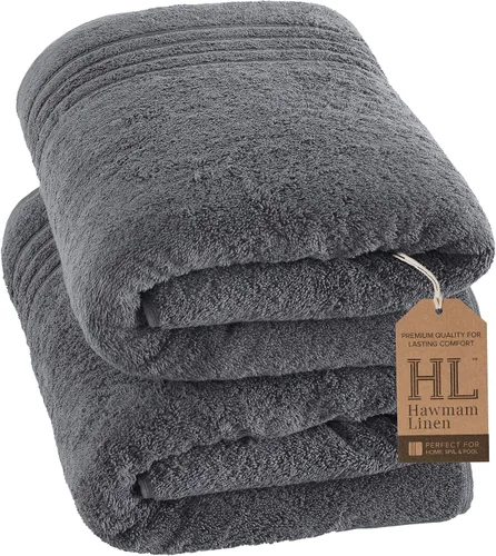 Vista 31 de Juego de 6 toallas de baño negras para baño, algodón turco original, suave, absorbente y de primera calidad, 2 toallas de baño, 2 manos y 2 toallas