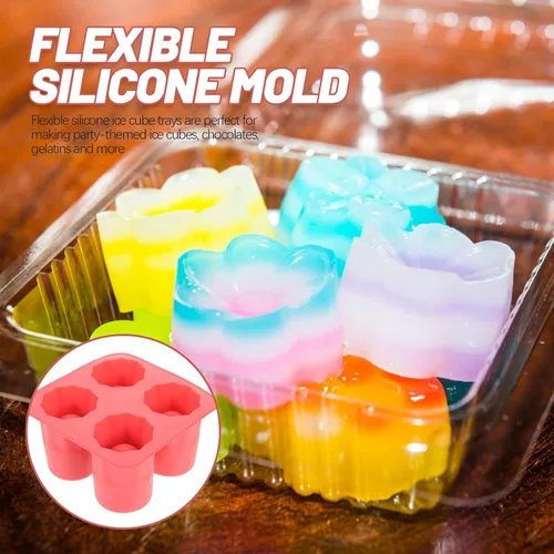 Vista 9 de Bandeja de cubitos de hielo de silicona, molde para cubitos de hielo, bandeja de hielo, bandejas para cubitos de hielo