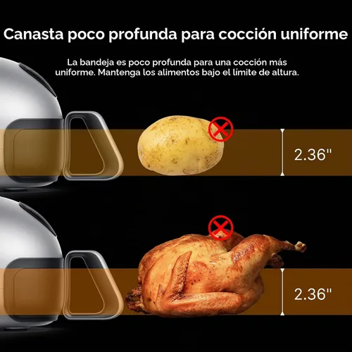 Vista 2 de Obtén un núcleo InstaProbe gratis con tu compra de una freidora de aire Typhur Dome 2