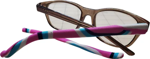 Vista 3 de Gafas suaves para cubrir los brazos de las patillas, añaden colores y diseños, lentes de sol para hombres, mujeres y niños, 2 tamaños