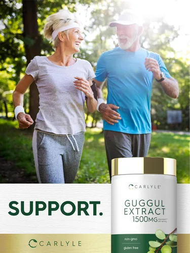Vista 6 de Carlyle Guggul Extracto Suplemento 180 Cápsulas Guggulsterone Sin OMG y sin gluten