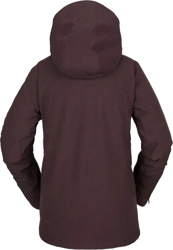 Vista 2 de Volcom Sherwin - Chaqueta de invierno con capucha aislada para snowboard y esquí para mujer
