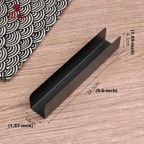 Vista 3 de Molde antiadherente en forma de U, molde de pan para baguette, molde para tostadas de baguette, molde rectangular de acero al carbono, moldes