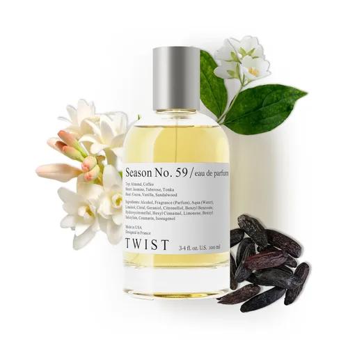 Vista 141 de Twist - Addicted No. 3 - Eau De Parfum inspirado en Y. Black Opium, Perfume de larga duración para mujer, Ámbar y Vainilla, Vegano, Ingredientes