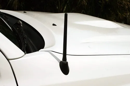 Vista 4 de iJDMTOY Juego de antena de radio corta de 7 pulgadas compatible con Ford Toyota Dodge/RAM, Nissan Trucks, acabado negro mate