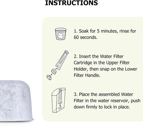 Vista 7 de Filtros de agua de repuesto de primera calidad compatibles con Keurig, paquete de 6 por Fanativita, se ajustan a todas las cafeteras Keurig