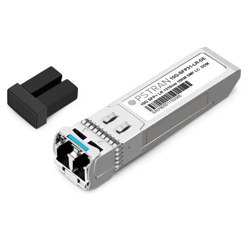 Vista 35 de 10GBASE-LR SFP+ Módulo Transceptor Óptico, 1310nm, 6.2 mi, DDM, Duplex LC SMF, 10 unidades, Gris, Sólido