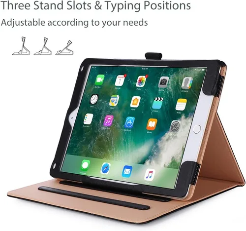 Vista 3 de ProCase - Funda para iPad de 9.7 pulgadas (24,6 cm) iPad 6ª/5ª generación 2018 2017/iPad Air 2/Air 1, funda de cuero premium con protección